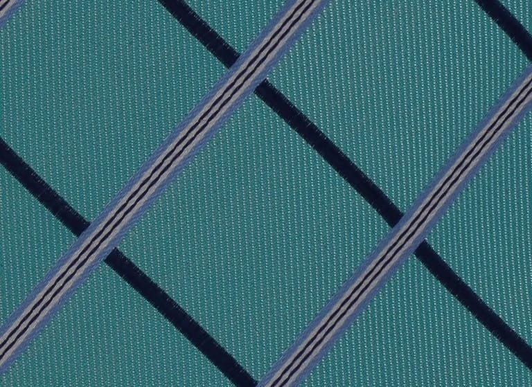 Corbata Cuadros Azul Turquesa