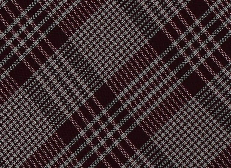 Corbata Cuadros Príncipe Gales Granate