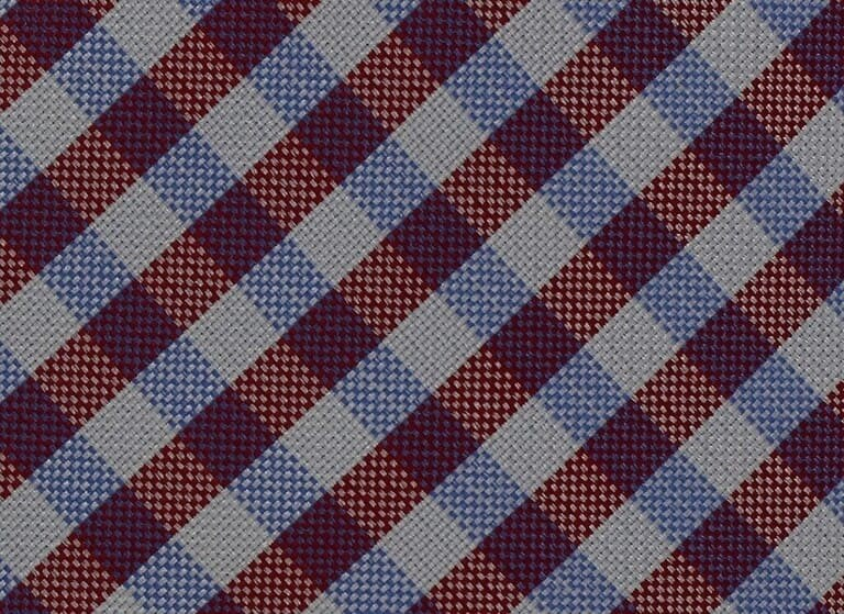 Corbata Cuadros Vichy Roja