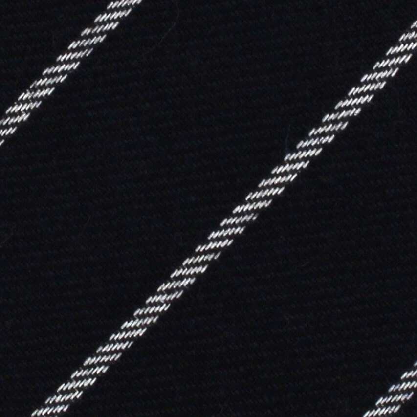 Corbata Estrecha Rayas Negra y Blanca