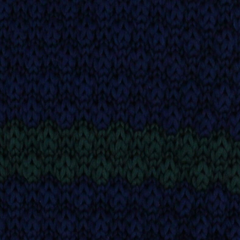 Corbata Punto Azul Rayas Verdes