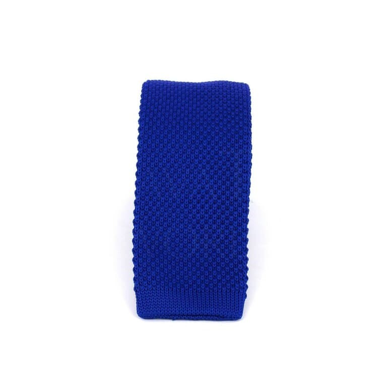 Corbata Punto Lisa Azul