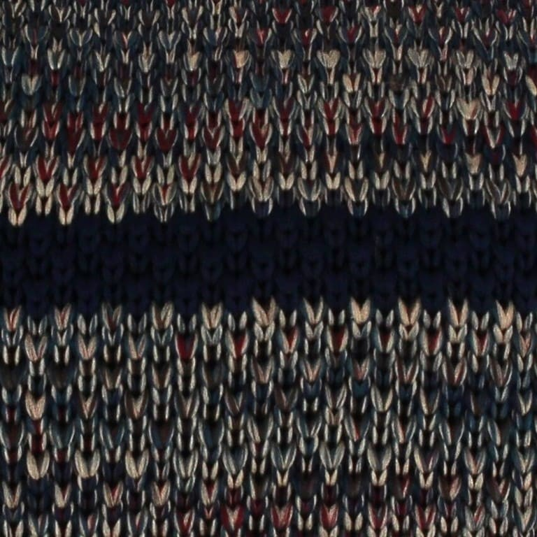 Corbata Punto Rayas Jaspeada Azul