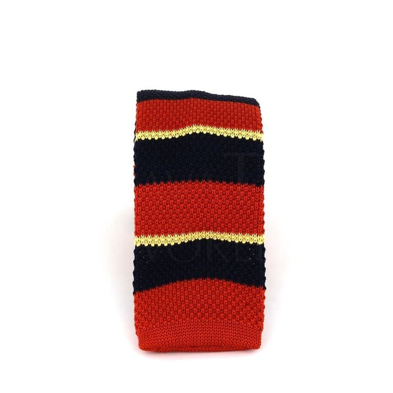 Corbata Punto Rayas Tricolor