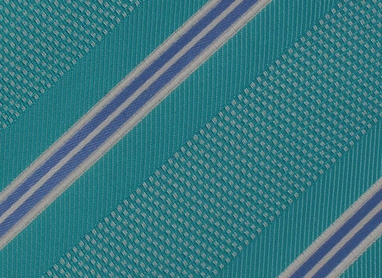Corbata Rayas Azul Turquesa