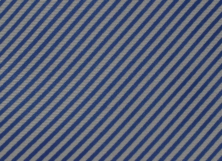 Corbata Rayas Azul y Blanca