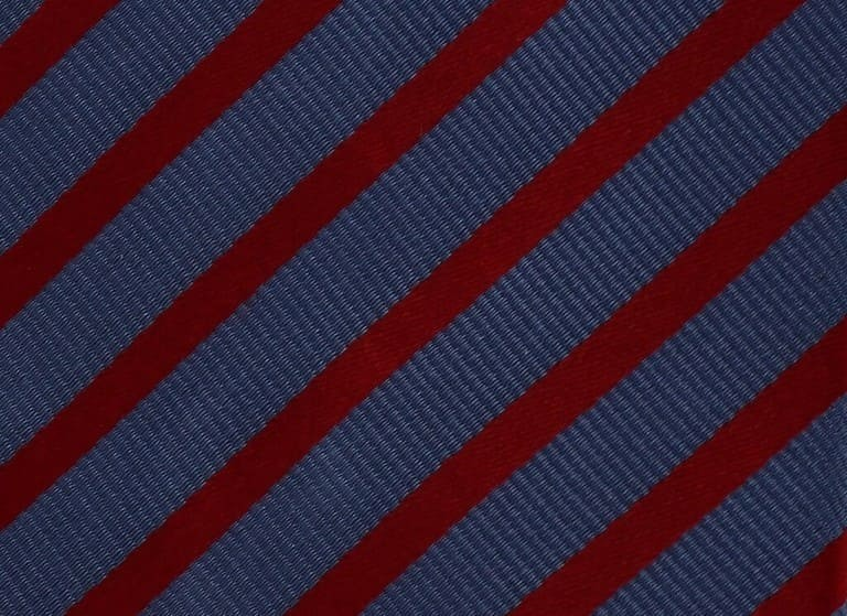 Corbata Rayas Azul y Roja