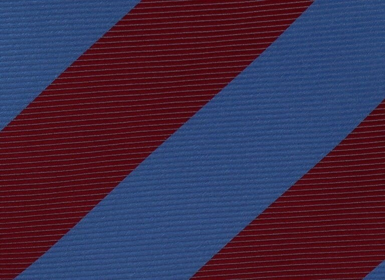 Corbata Rayas Azul y Roja