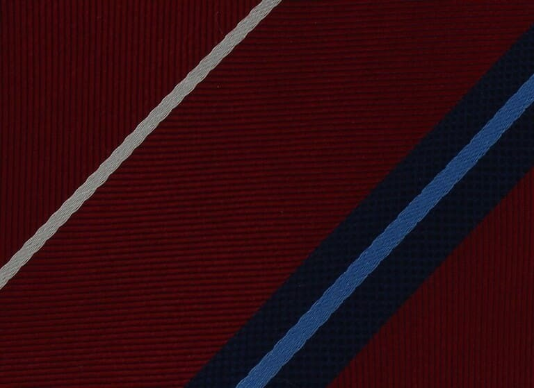 Corbata Rayas Granate