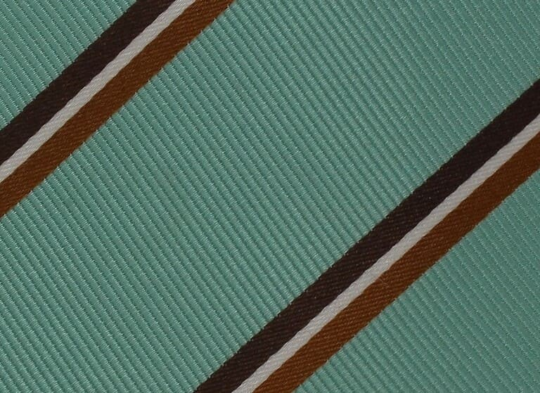Corbata Rayas Verde Turquesa