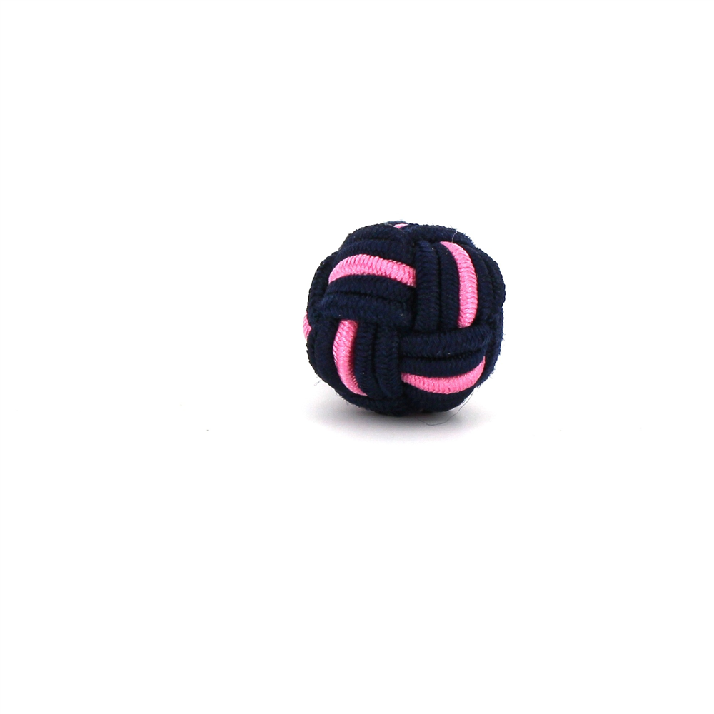 Gemelos Bola Grande Negro y Rosa
