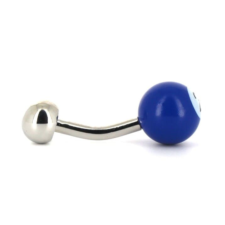 Gemelos Bolas Billar Azul 2