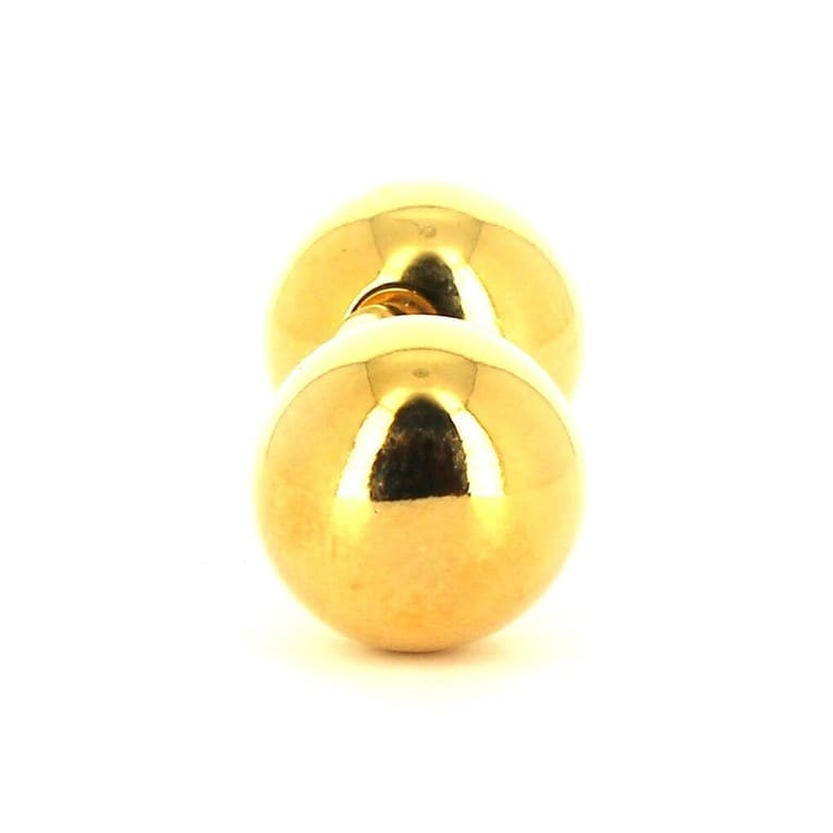 Gemelos Bolas Doradas