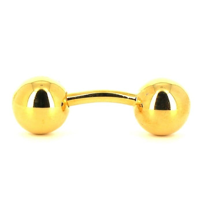Gemelos Bolas Doradas