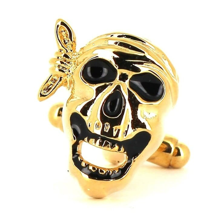 Gemelos Calaveras Doradas
