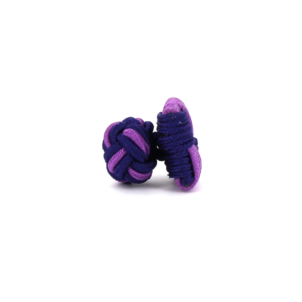 Gemelos Cuadrado Magenta y Morado