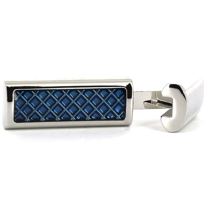 Gemelos Esmaltados Azul Turquesa