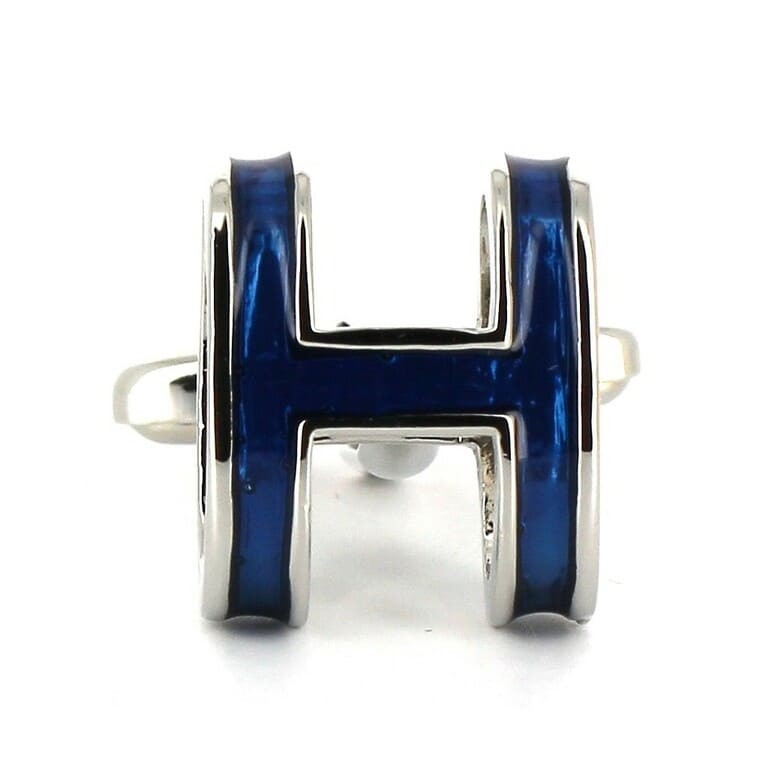 Gemelos Esmaltados H Azules