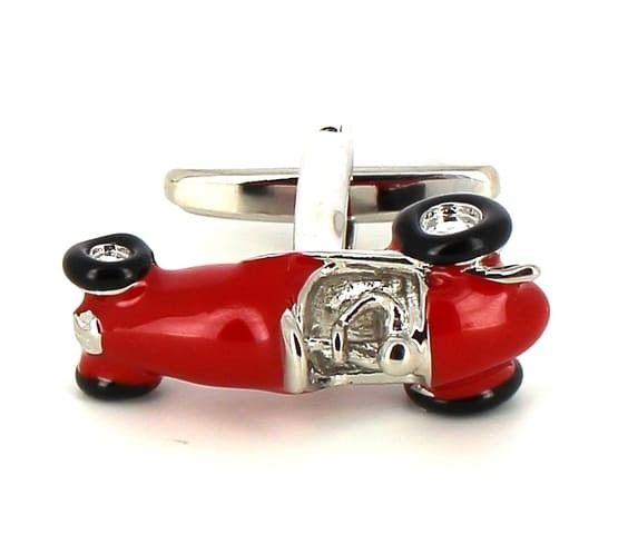 Gemelos Fórmula 1 Rojo Retro