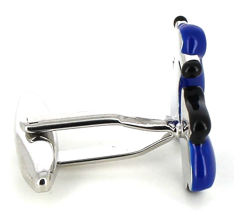 Gemelos Moto Scooter Vespa Azul