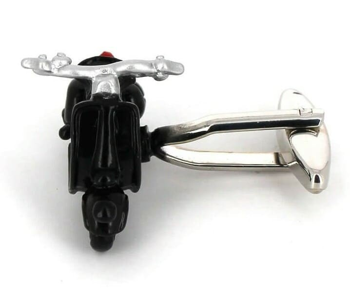 Gemelos Moto Scooter Vespa Negra
