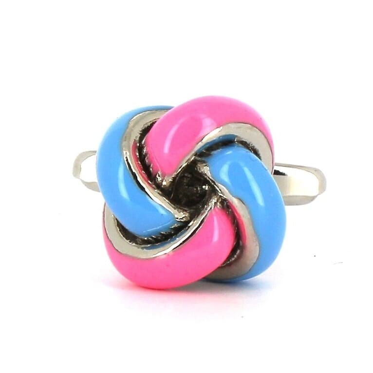 Gemelos Nudos Azul y Rosa