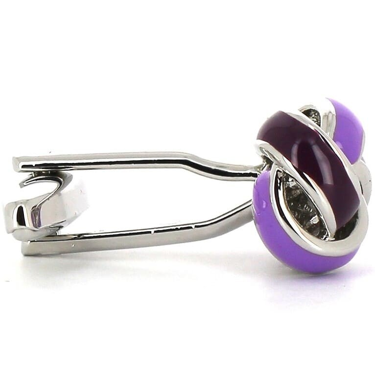 Gemelos Nudos Lila y Morado