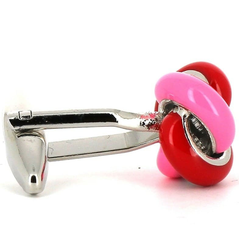 Gemelos Nudos Rojo y Rosa