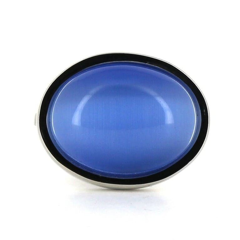 Gemelos Ovalados Azules