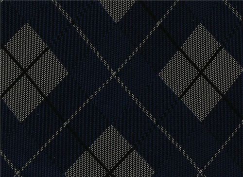 Corbata Cuadros Azul Marino