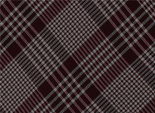 Corbata Cuadros Príncipe Gales Granate