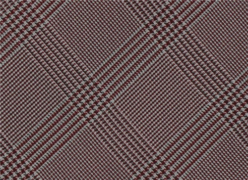 Corbata Cuadros Príncipe Gales Granate II
