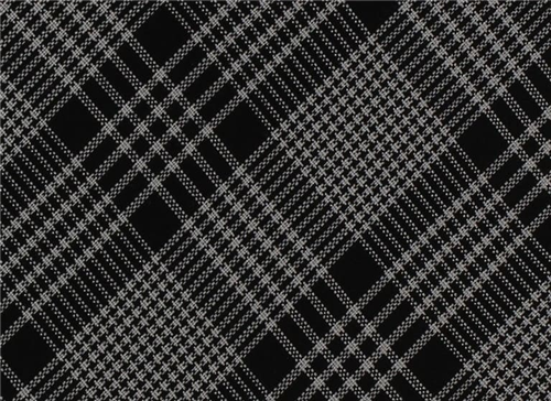 Corbata Cuadros Príncipe Gales Negra