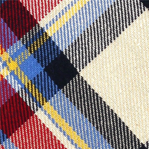 Corbata Estrecha de Cuadros Multicolor