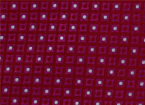 Corbata Estructura Puntos Roja