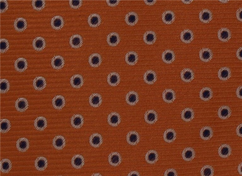 Corbata Lunares Naranja