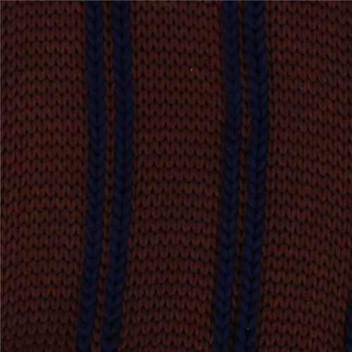 Corbata Punto Rayas Verticales Marrón y Azul