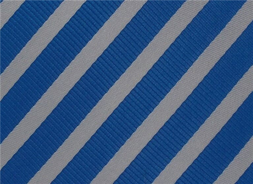 Corbata Rayas Azul y Blanca
