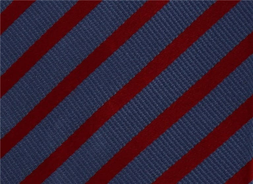Corbata Rayas Azul y Roja