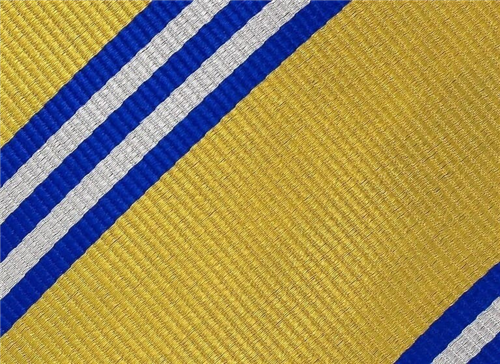 Corbata Rayas Dorada