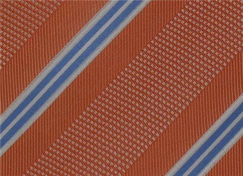 Corbata Rayas Naranja