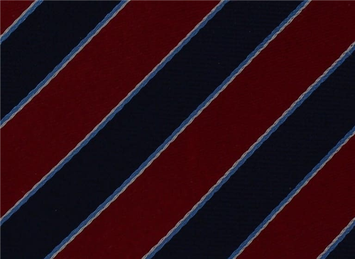 Corbata Rayas Roja y Azul