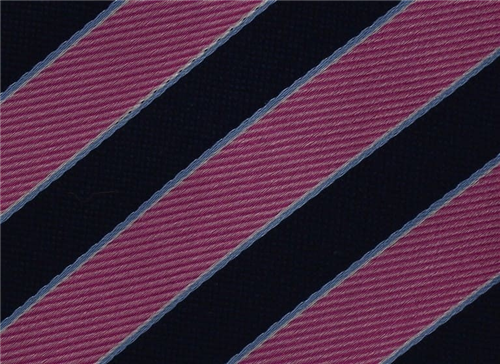 Corbata Rayas Rosa y Negra