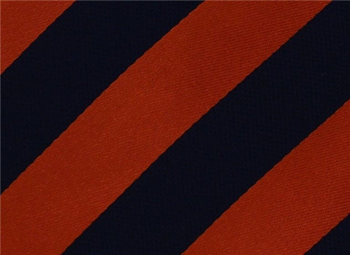 Corbatas Rayas Naranja y Azul