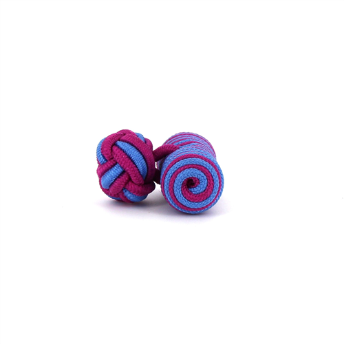 Gemelos Barril Azul y Fucsia
