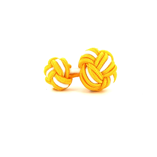 Gemelos Bola Grande Amarillo y Blanco