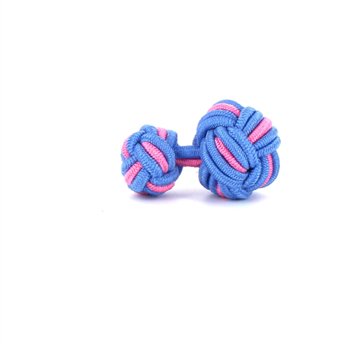 Gemelos Bola Grande Celeste y Rosa