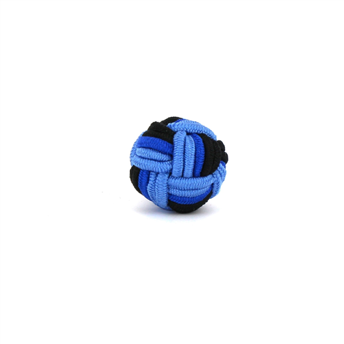 Gemelos Bola Grande Negro y Azules