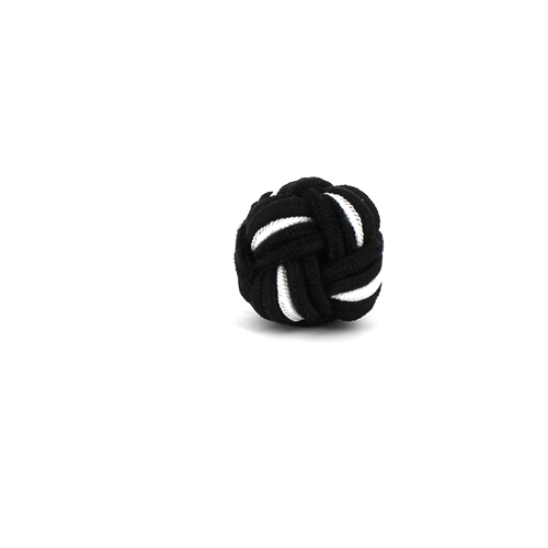 Gemelos Bola Grande Negro y Blanco