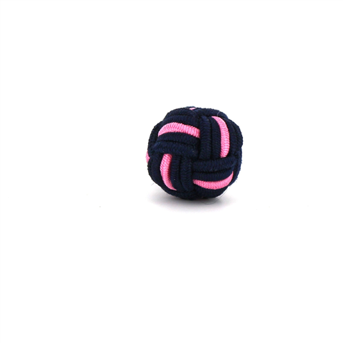 Gemelos Bola Grande Negro y Rosa